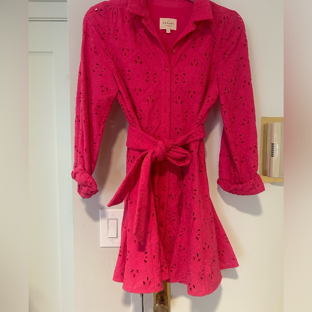 Sezane shirt dress